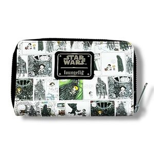 Loungefly Star Wars Zip Around Wallet Darth Vader I am Your Fathers Day Comic